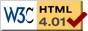 Valid HTML 4.01 Strict.