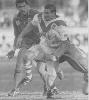 Player of the century Ian Herron making a no-doubt fantastic run.
