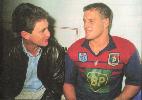 David Waite and Rodney Howe after a match.