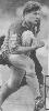 Russell Wyer charges forward.