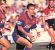 Matthew Johns displays a sleight of hand.