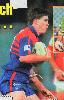 Matthew Gidley makes a run.
