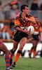 Michael Gillett throws a tricky pass.