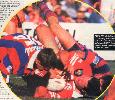 Shaun Timmins is taken down.