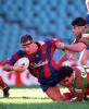 Tony Butterfield goes to ground.