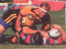 Paul Sironen tackles Paul Harragon ...