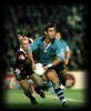 Andrew Johns spins it wide.
