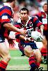 Matthew Johns spins it wide.