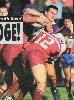 Paul Harragon runs into a rare brick wall from Manly.
