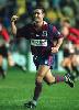 Andrew Johns celebrates kicking the winning sideline goal!