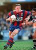 Tony Butterfield gets on the outside of his man (using searing pace, no doubt!).