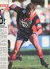 Matthew Gidley skips out of a tackle.