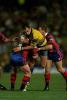 Michael Vella is tackled ...