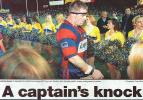Tony Butterfield walks off dejectedly.