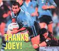 Andrew Johns about to offload from the Paul Green tackle.