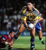 David Kidwell about to offload.