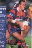 Matthew Johns races through.