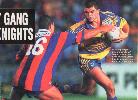 Daniel Wagon fends off David Lomax.