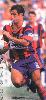 Andrew Johns sprints for it.