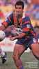 Andrew Johns gives up a pass.