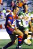 Matthew Johns puts a grubber in.