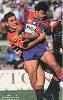 Troy Fletcher and David Fairleigh in a heavy collision.