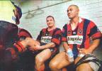 Tony Butterfield and Paul Rauhihi after the match.