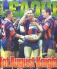 Adam MacDougall celebrates a try.