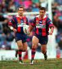 Andrew and Matthew Johns: their last home game.