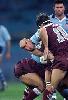 Ben Kennedy being tackled.