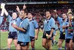 New South Wales celebrate the win.
