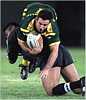 Andrew Johns is shut down in the rout ...