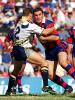 David Fairleigh goes forward.