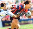 Lenny Beckett nearly gets in the clear.