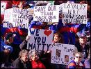 The crowd vent their feeling towards the Matthew Johns saga.