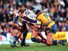 Matt Parsons goes to ground.