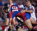 Matt Parsons having his best game for the Knights.