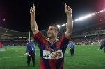 Andrew Johns celebrates us making our second grand final.
