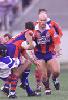 Andrew Johns about to pass to Ben Kennedy.