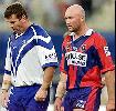 Ben Kennedy and Darren Britt walk off disapointedly.