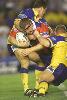 Glenn Grief charges forward.