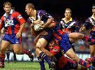 Scott Hill looks to pass.