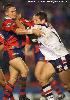 Bryan Fletcher tries to palm off Bill Peden (fat chance mate!).
