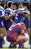 Darren Albert is dismayed as Canterbury score.