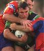 Luke Davico trying to spark the Raiders.