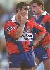Andrew Johns, in the midst of a club record 34 point haul.