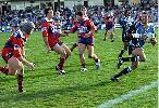 David Peachey scores (yeah but not NSW fullback are you?).