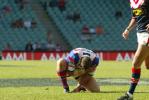 Bad news - Matt Parsons is injured early and out of the game!