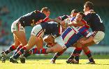It takes four Roosters to stop Adam Woolnough (plus every other player on every other team).