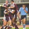 Timana Tahu is disgusted at a Queensland try.